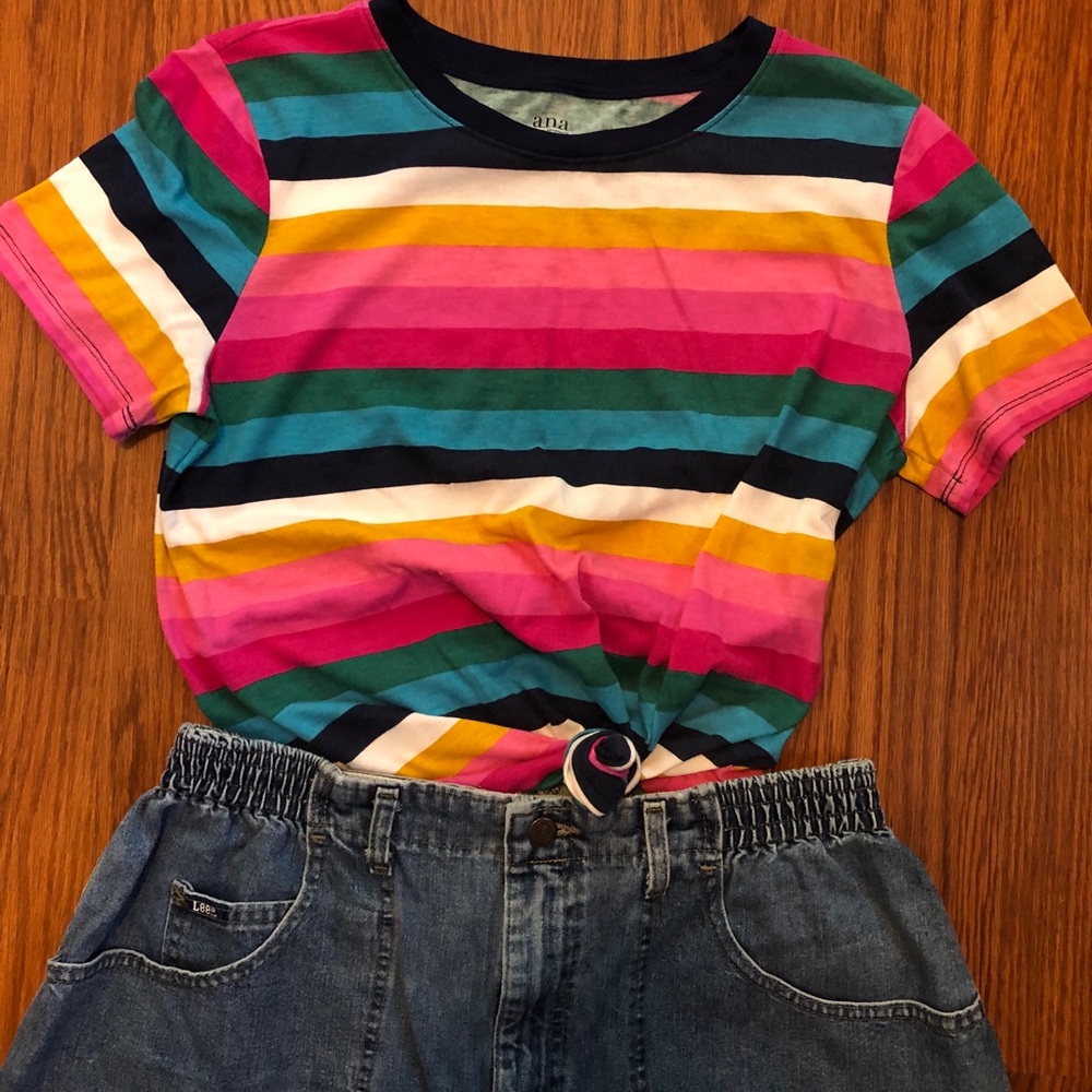 A.N.A Basic Striped Tee